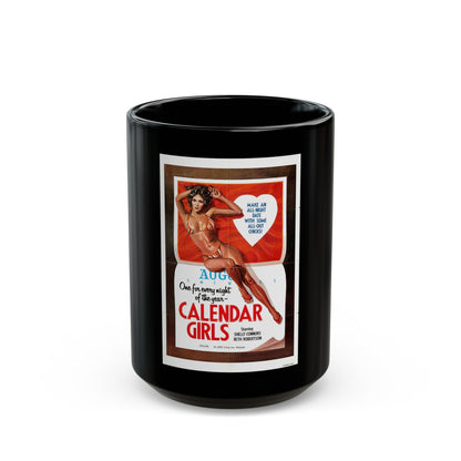 CALENDER GIRLS 1977 Movie Poster - Black Coffee Mug-15oz-The Sticker Space