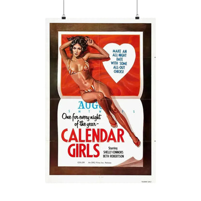 CALENDER GIRLS 1977 - Paper Movie Poster 20″ x 30″ Matte - The Sticker Space