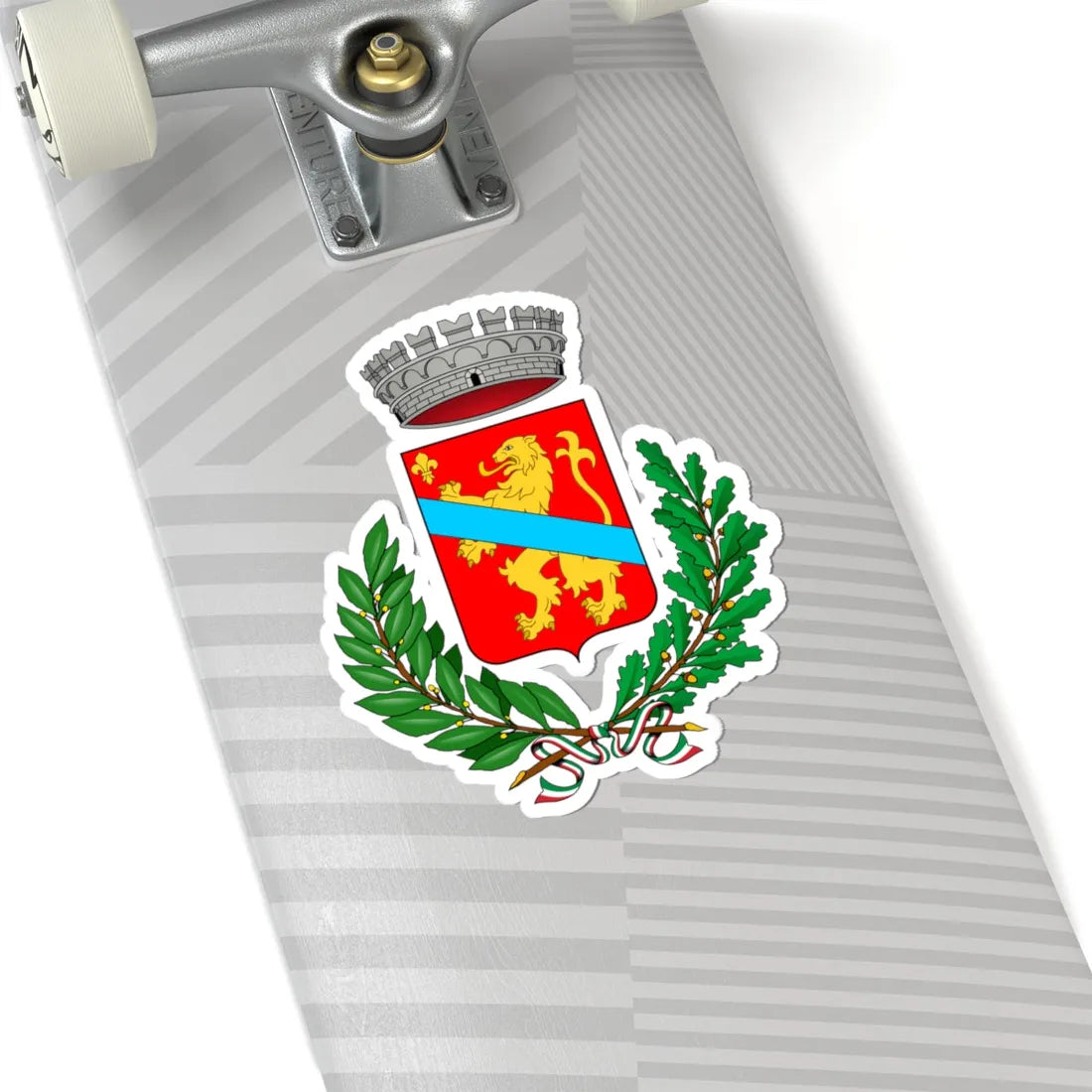 Calenzano-Stemma (Italy) (Coat of Arms) STICKER Vinyl Kiss-Cut Decal - The Sticker Space