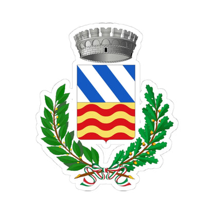 Calestano-Stemma (Italy) (Coat of Arms) STICKER Vinyl Kiss-Cut Decal 4 Inch White - The Sticker Space
