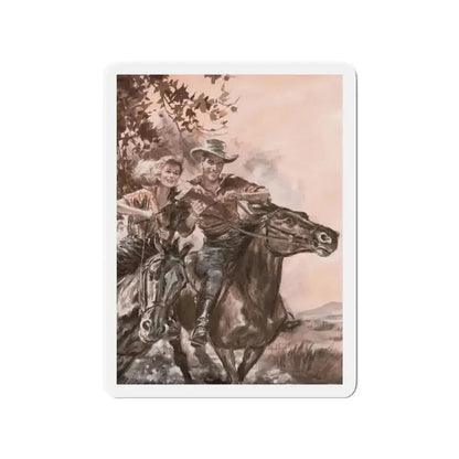 Calgary by Stuart Cloete, Good Housekeeping magazine, 1959 (Magazine Illustration) Refrigerator Magnet - The Sticker Space