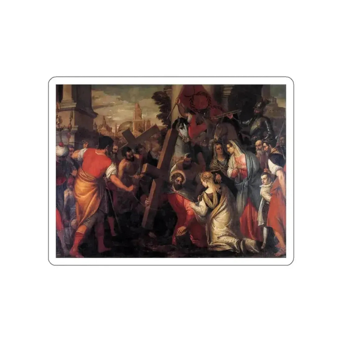 CALIARI, Carlo - Jesus Meeting Veronica (Artwork) STICKER Vinyl Die-Cut Decal - The Sticker Space