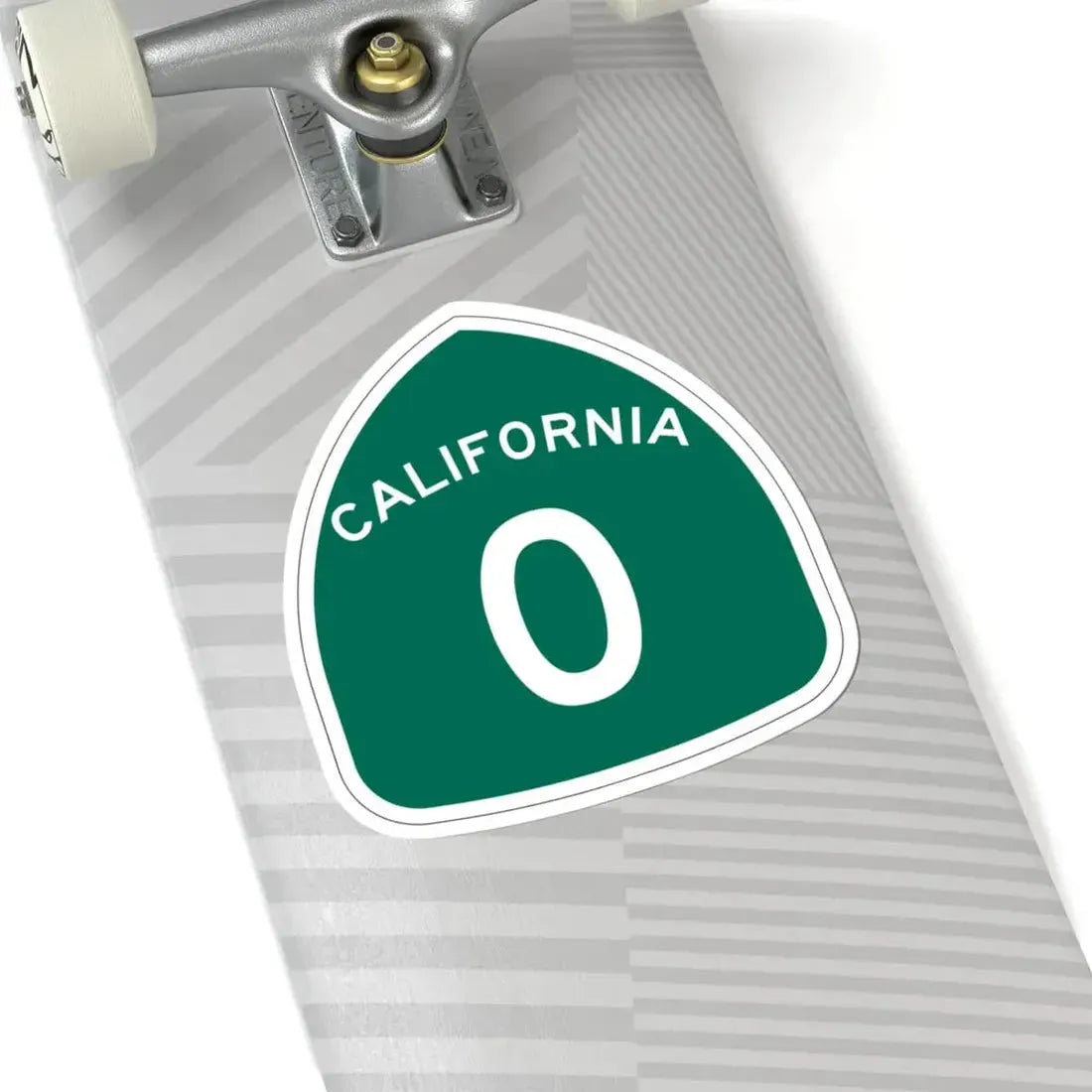 California 0 (California) (Road Sign) STICKER Vinyl Kiss-Cut Decal - The Sticker Space