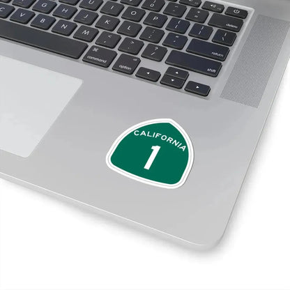 California 1 (California) (Road Sign) STICKER Vinyl Kiss-Cut Decal - The Sticker Space