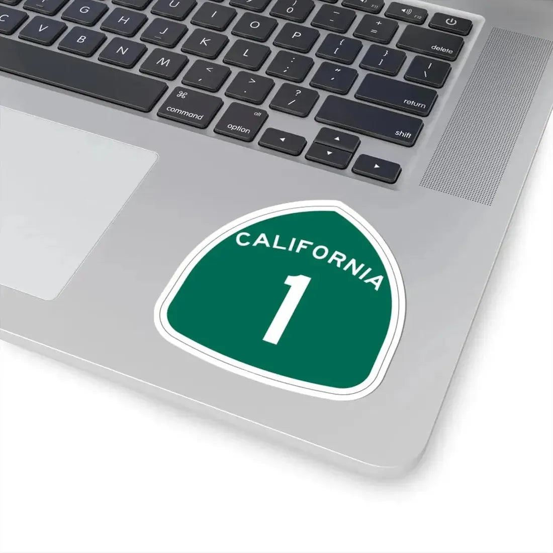 California 1 (California) (Road Sign) STICKER Vinyl Kiss-Cut Decal - The Sticker Space