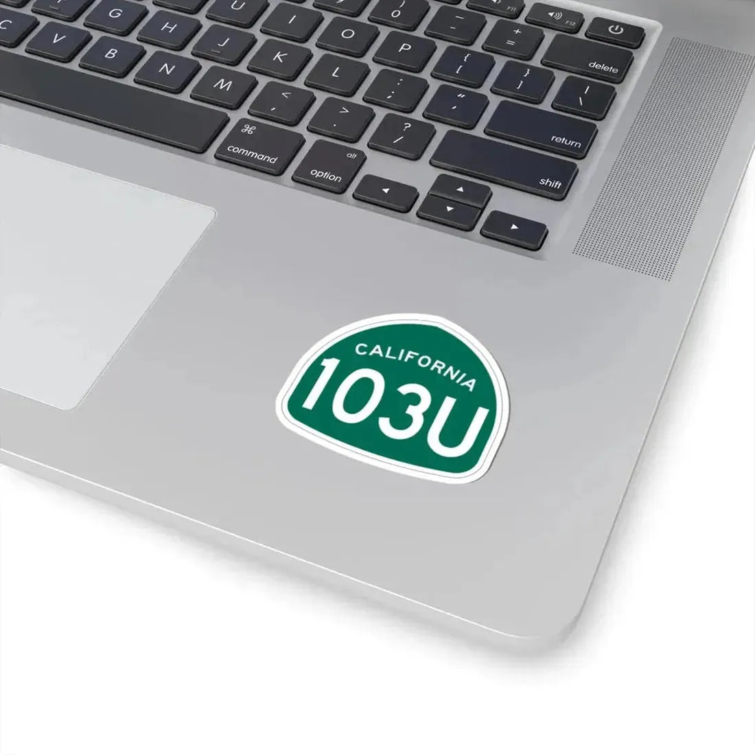 California 103U (California) (Road Sign) STICKER Vinyl Kiss-Cut Decal - The Sticker Space
