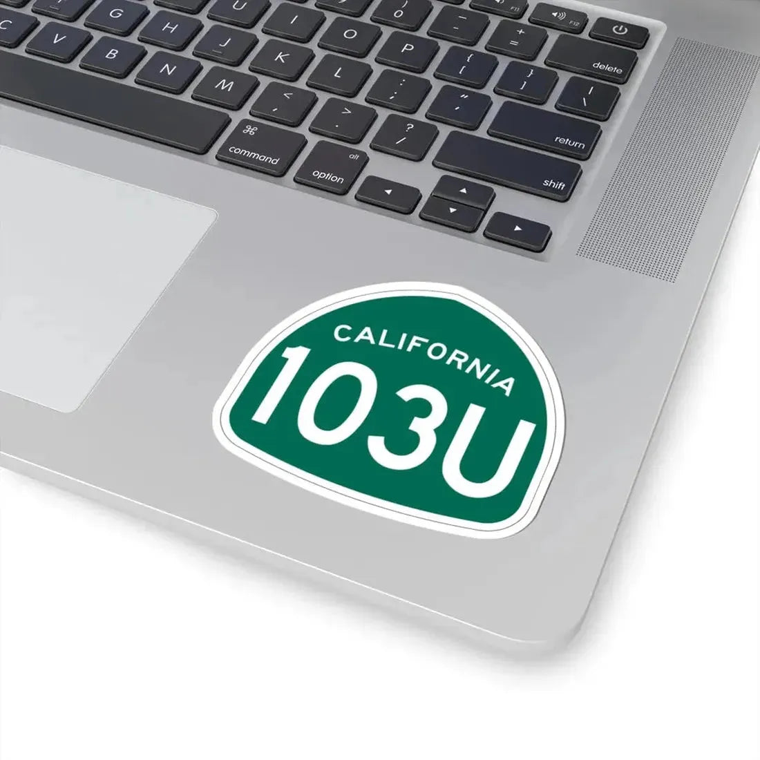 California 103U (California) (Road Sign) STICKER Vinyl Kiss-Cut Decal - The Sticker Space