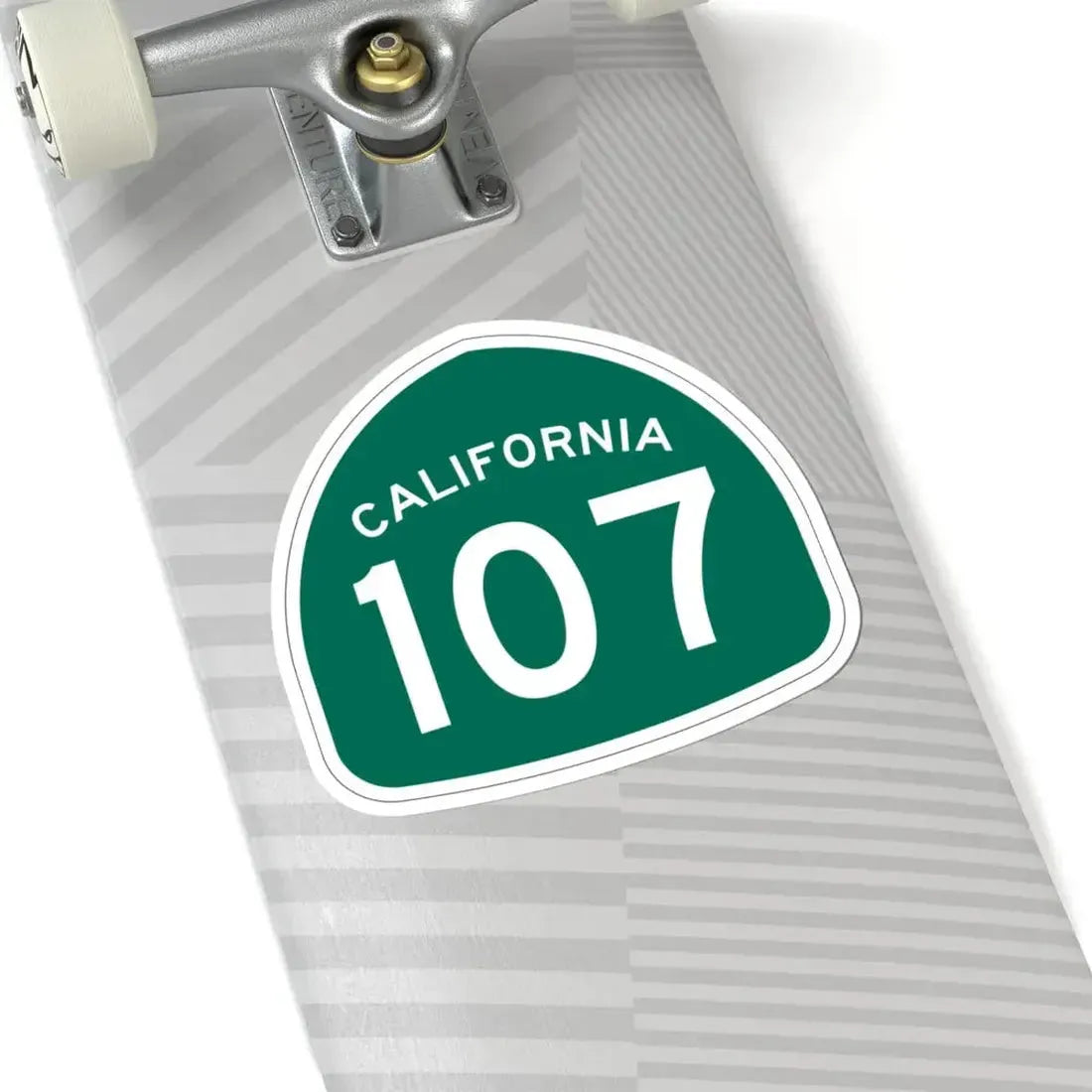 California 107 (California) (Road Sign) STICKER Vinyl Kiss-Cut Decal - The Sticker Space
