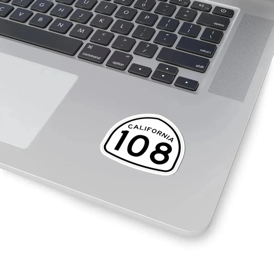California 108 1957 (California) (Road Sign) STICKER Vinyl Kiss-Cut Decal - The Sticker Space