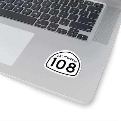 California 108 1957 (California) (Road Sign) STICKER Vinyl Kiss-Cut Decal - The Sticker Space