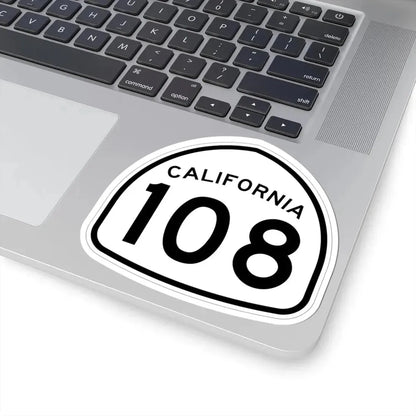 California 108 1957 (California) (Road Sign) STICKER Vinyl Kiss-Cut Decal - The Sticker Space