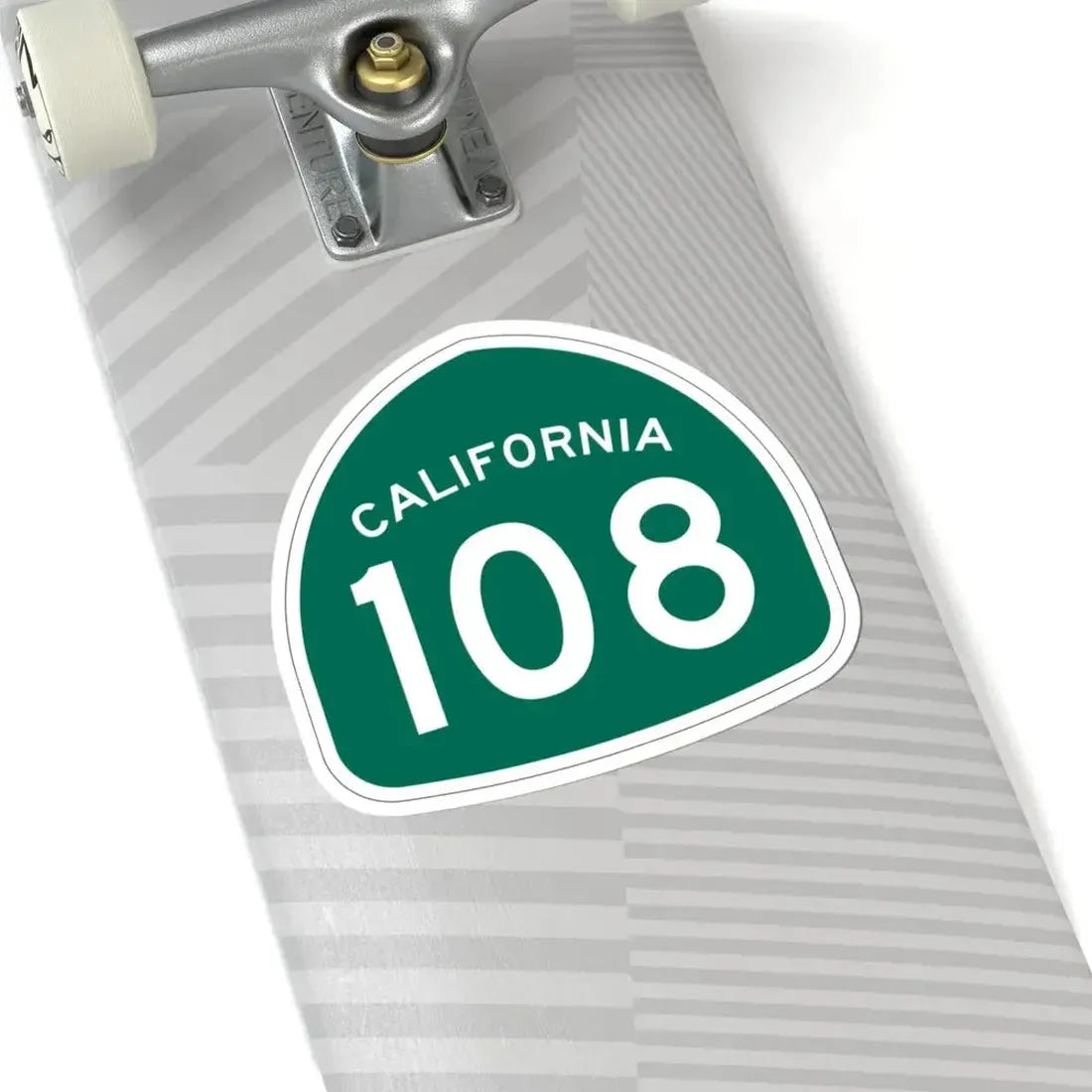 California 108 (California) (Road Sign) STICKER Vinyl Kiss-Cut Decal - The Sticker Space