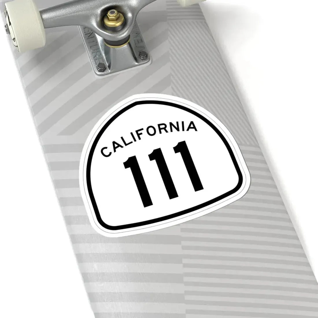 California 111 1957 (California) (Road Sign) STICKER Vinyl Kiss-Cut Decal - The Sticker Space