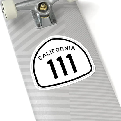 California 111 1957 (California) (Road Sign) STICKER Vinyl Kiss-Cut Decal - The Sticker Space