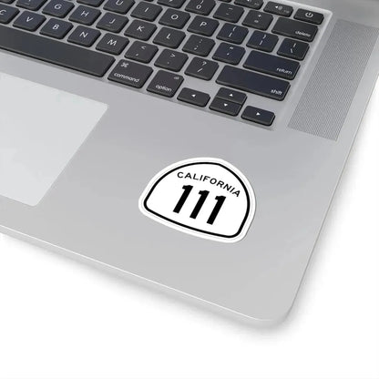 California 111 1957 (California) (Road Sign) STICKER Vinyl Kiss-Cut Decal - The Sticker Space