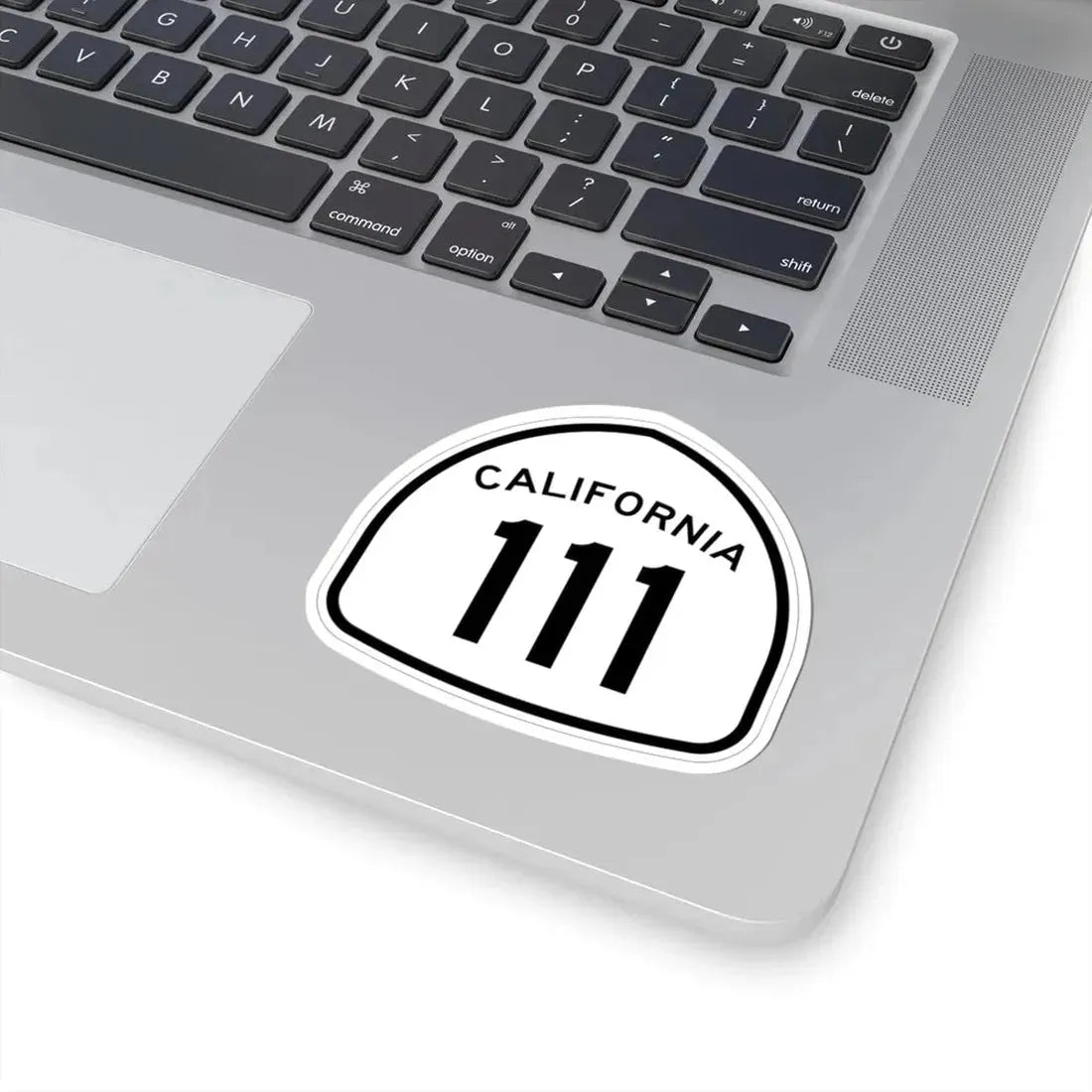 California 111 1957 (California) (Road Sign) STICKER Vinyl Kiss-Cut Decal - The Sticker Space
