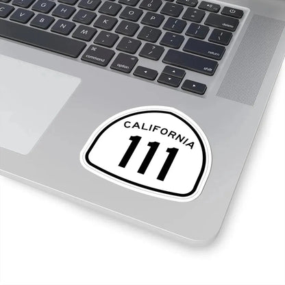 California 111 1957 (California) (Road Sign) STICKER Vinyl Kiss-Cut Decal - The Sticker Space