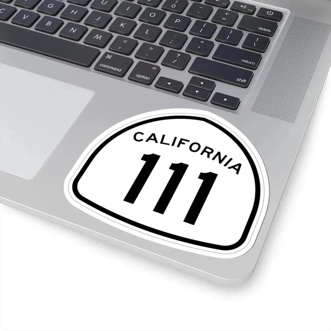 California 111 1957 (California) (Road Sign) STICKER Vinyl Kiss-Cut Decal - The Sticker Space