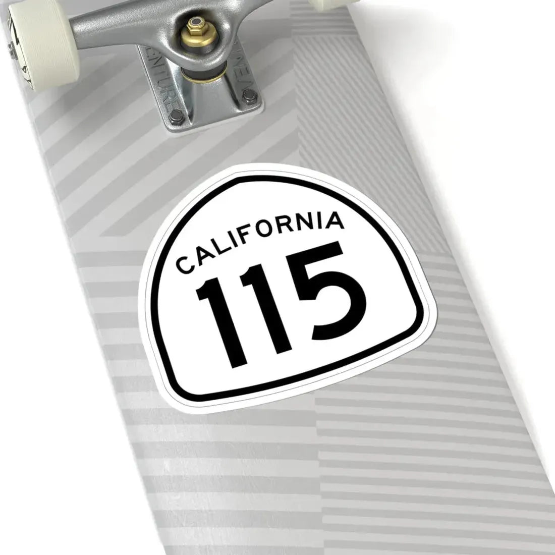 California 115 1957 (California) (Road Sign) STICKER Vinyl Kiss-Cut Decal - The Sticker Space