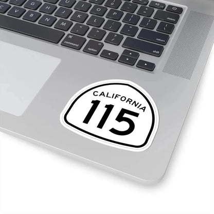 California 115 1957 (California) (Road Sign) STICKER Vinyl Kiss-Cut Decal - The Sticker Space