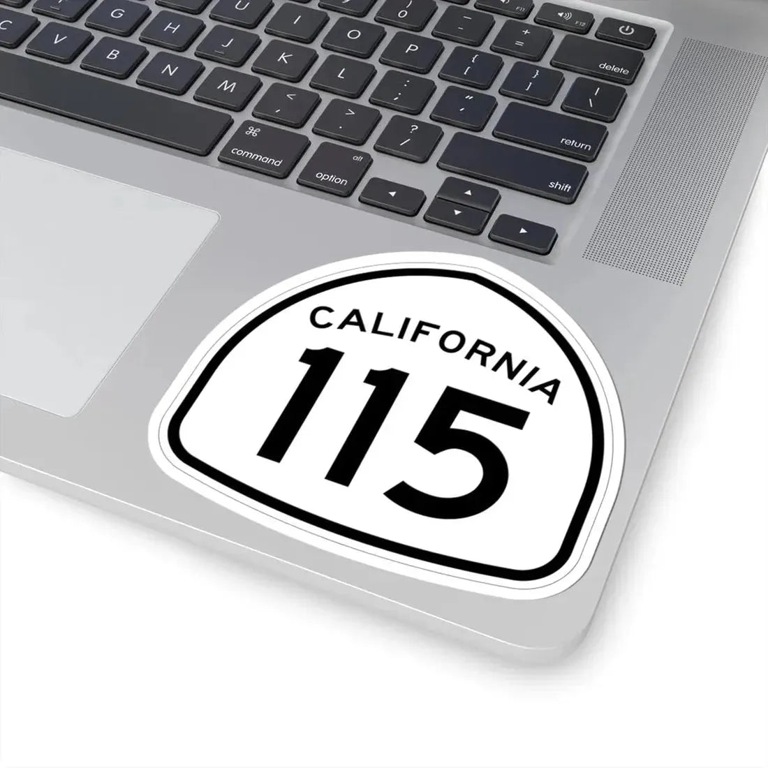 California 115 1957 (California) (Road Sign) STICKER Vinyl Kiss-Cut Decal - The Sticker Space