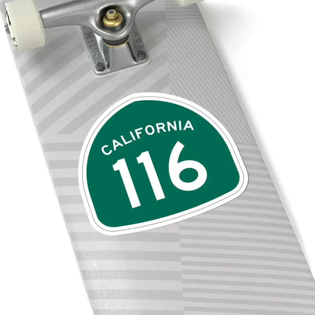 California 116 (California) (Road Sign) STICKER Vinyl Kiss-Cut Decal - The Sticker Space