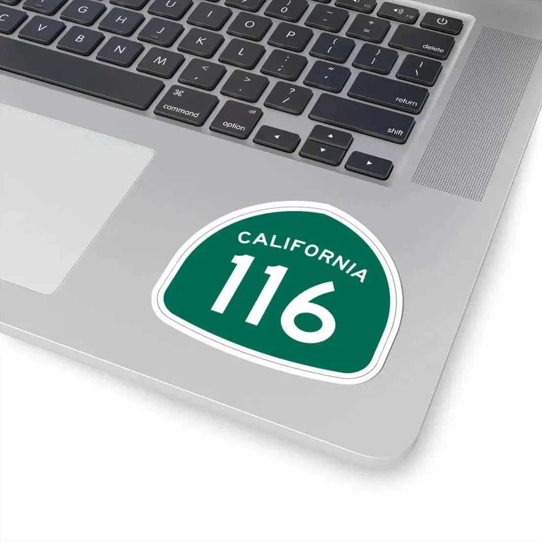 California 116 (California) (Road Sign) STICKER Vinyl Kiss-Cut Decal - The Sticker Space
