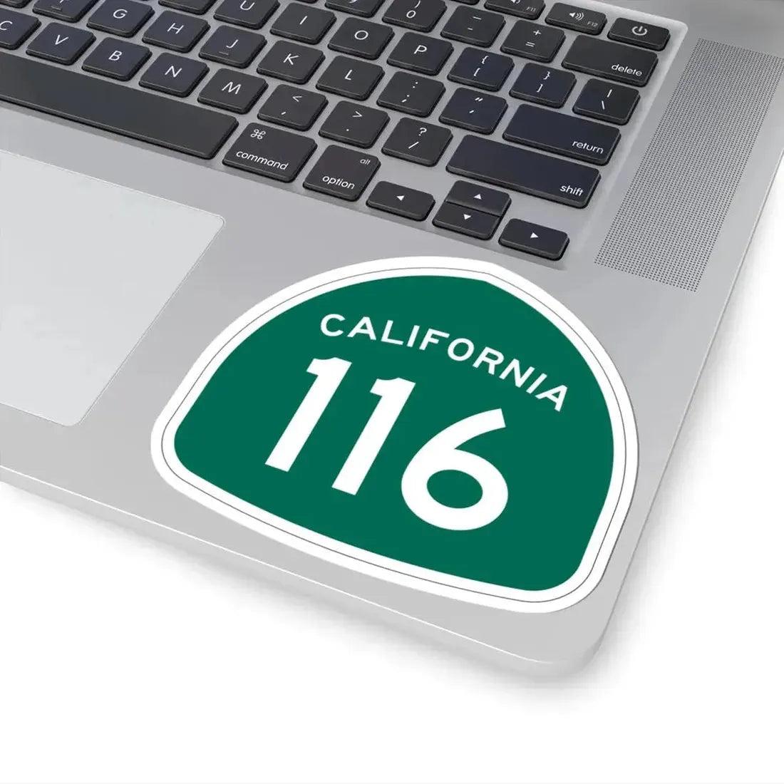 California 116 (California) (Road Sign) STICKER Vinyl Kiss-Cut Decal - The Sticker Space