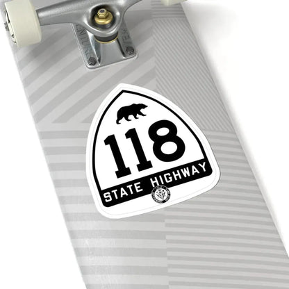 California 118 1948 (California) (Road Sign) STICKER Vinyl Kiss-Cut Decal - The Sticker Space