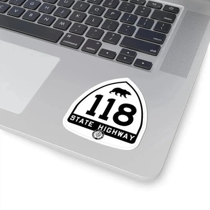 California 118 1948 (California) (Road Sign) STICKER Vinyl Kiss-Cut Decal - The Sticker Space