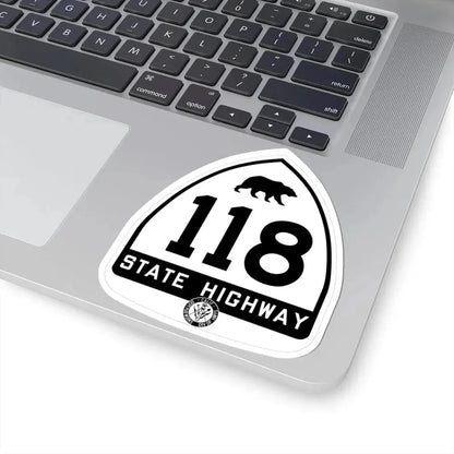 California 118 1948 (California) (Road Sign) STICKER Vinyl Kiss-Cut Decal - The Sticker Space