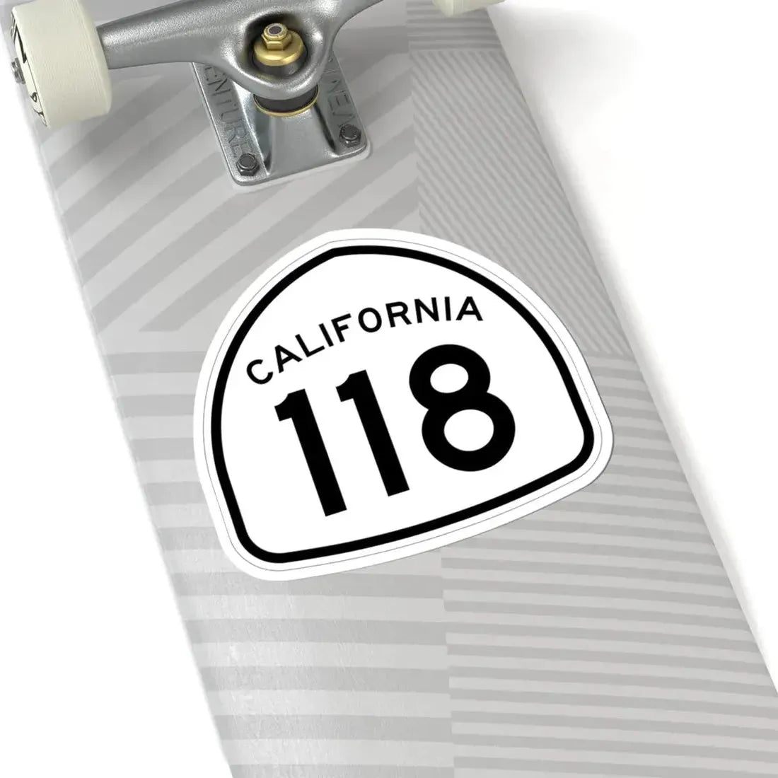California 118 1957 (California) (Road Sign) STICKER Vinyl Kiss-Cut Decal - The Sticker Space