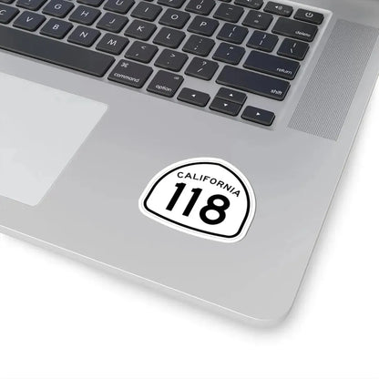 California 118 1957 (California) (Road Sign) STICKER Vinyl Kiss-Cut Decal - The Sticker Space