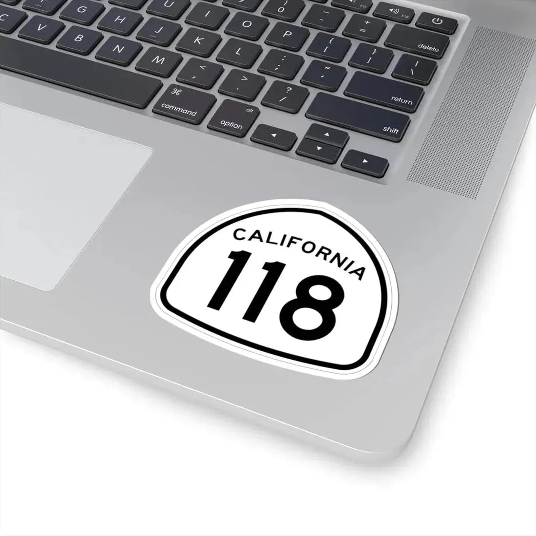 California 118 1957 (California) (Road Sign) STICKER Vinyl Kiss-Cut Decal - The Sticker Space