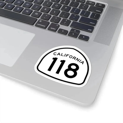 California 118 1957 (California) (Road Sign) STICKER Vinyl Kiss-Cut Decal - The Sticker Space
