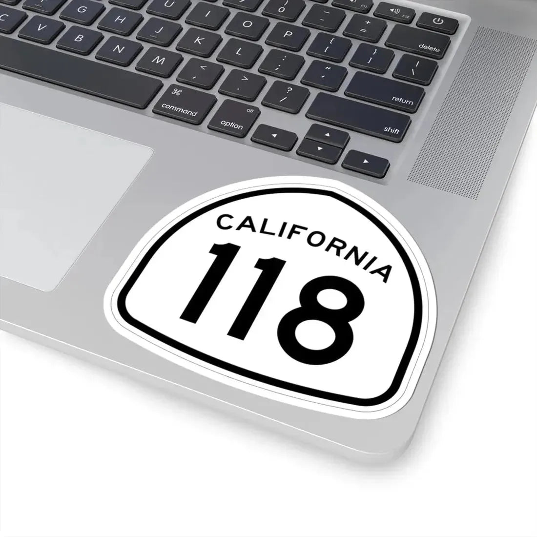 California 118 1957 (California) (Road Sign) STICKER Vinyl Kiss-Cut Decal - The Sticker Space