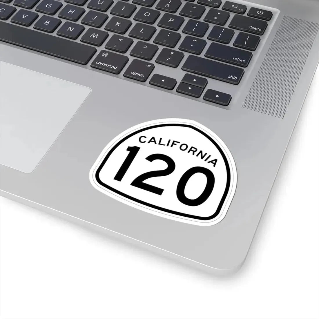 California 120 1957 (California) (Road Sign) STICKER Vinyl Kiss-Cut Decal - The Sticker Space