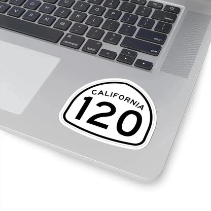 California 120 1957 (California) (Road Sign) STICKER Vinyl Kiss-Cut Decal - The Sticker Space