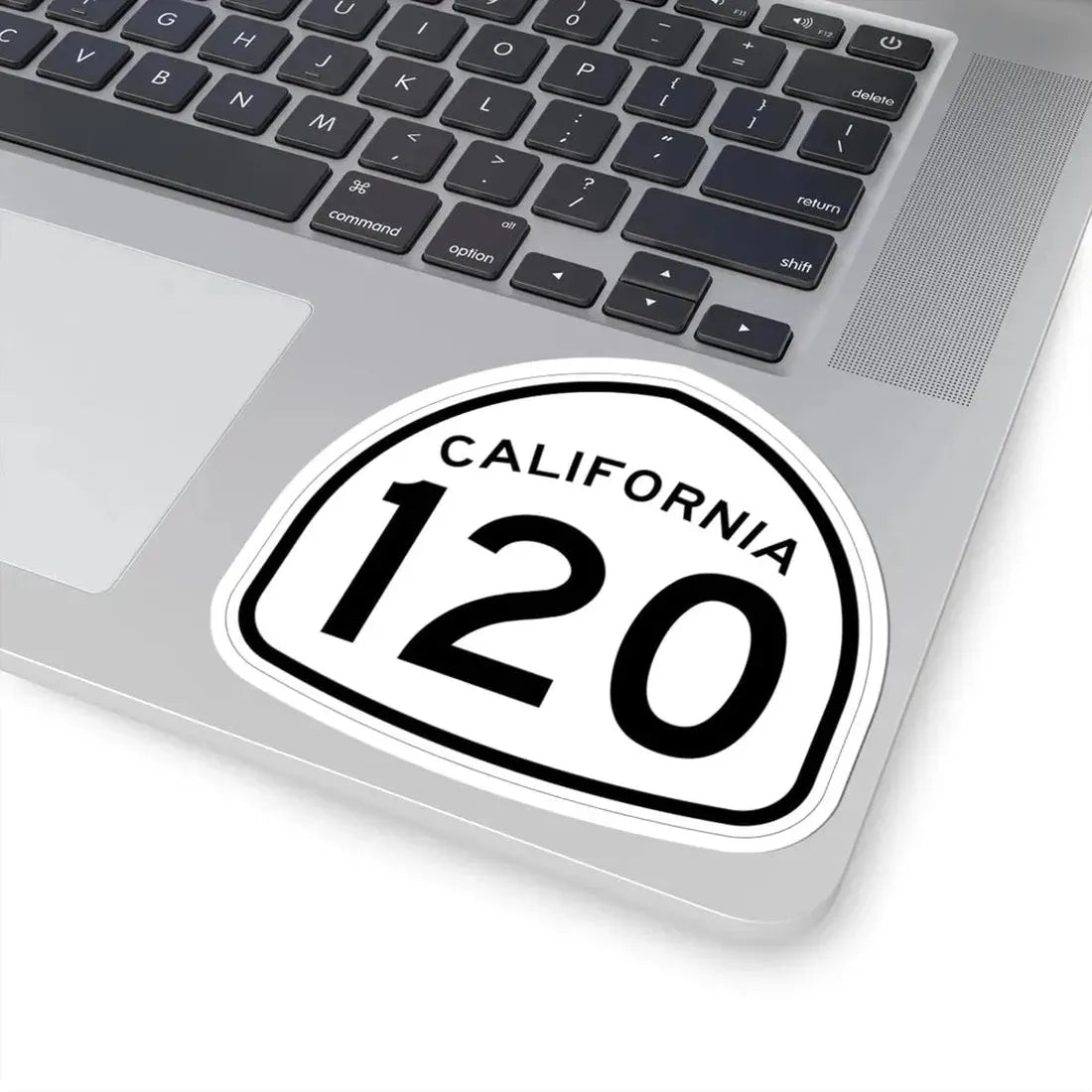 California 120 1957 (California) (Road Sign) STICKER Vinyl Kiss-Cut Decal - The Sticker Space