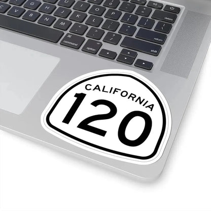 California 120 1957 (California) (Road Sign) STICKER Vinyl Kiss-Cut Decal - The Sticker Space