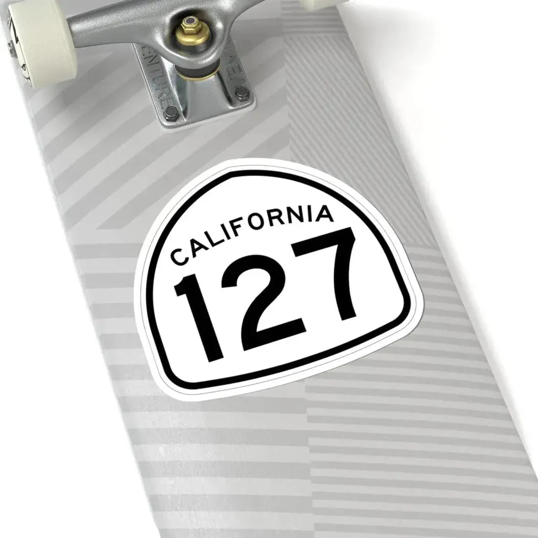California 127 1957 (California) (Road Sign) STICKER Vinyl Kiss-Cut Decal - The Sticker Space