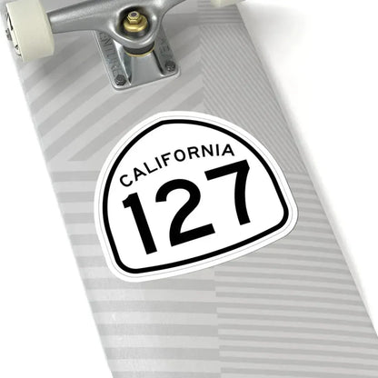 California 127 1957 (California) (Road Sign) STICKER Vinyl Kiss-Cut Decal - The Sticker Space