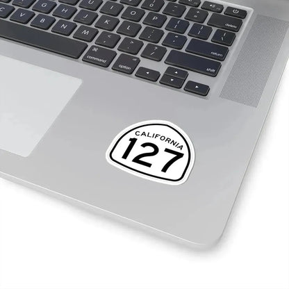 California 127 1957 (California) (Road Sign) STICKER Vinyl Kiss-Cut Decal - The Sticker Space