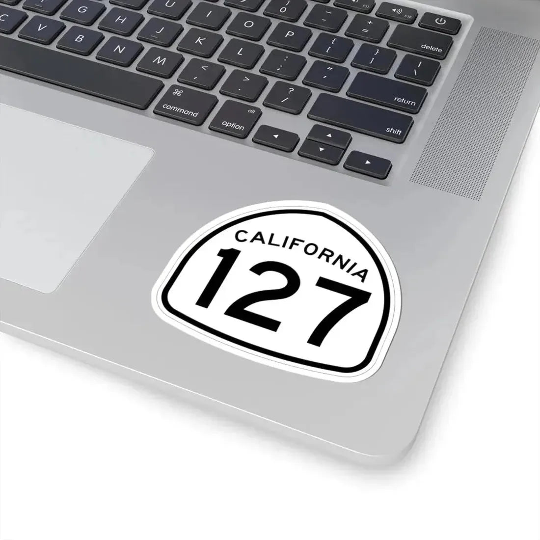 California 127 1957 (California) (Road Sign) STICKER Vinyl Kiss-Cut Decal - The Sticker Space