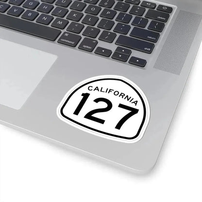California 127 1957 (California) (Road Sign) STICKER Vinyl Kiss-Cut Decal - The Sticker Space