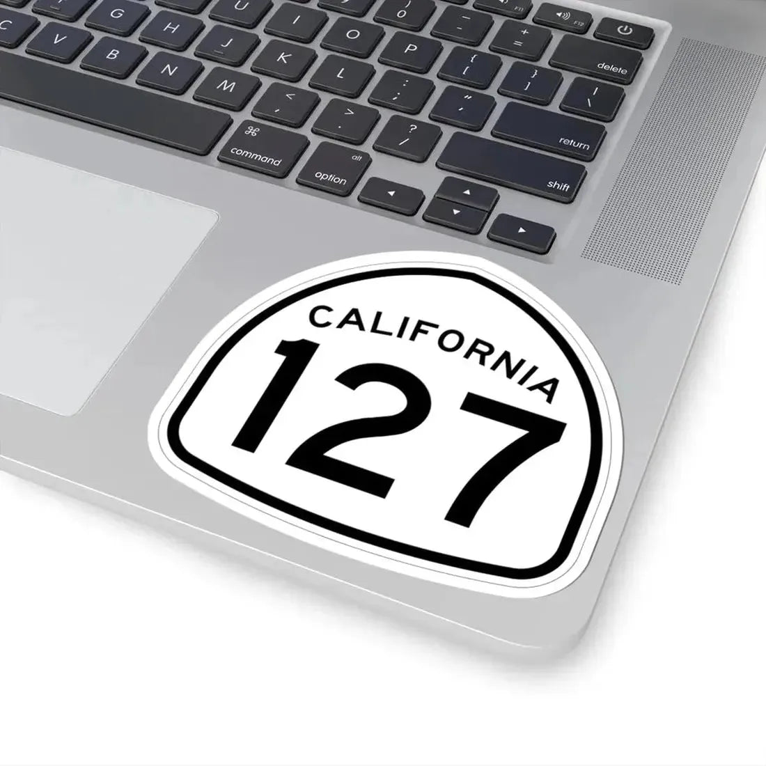 California 127 1957 (California) (Road Sign) STICKER Vinyl Kiss-Cut Decal - The Sticker Space