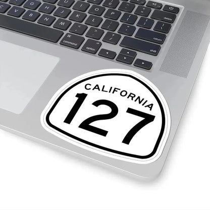 California 127 1957 (California) (Road Sign) STICKER Vinyl Kiss-Cut Decal - The Sticker Space