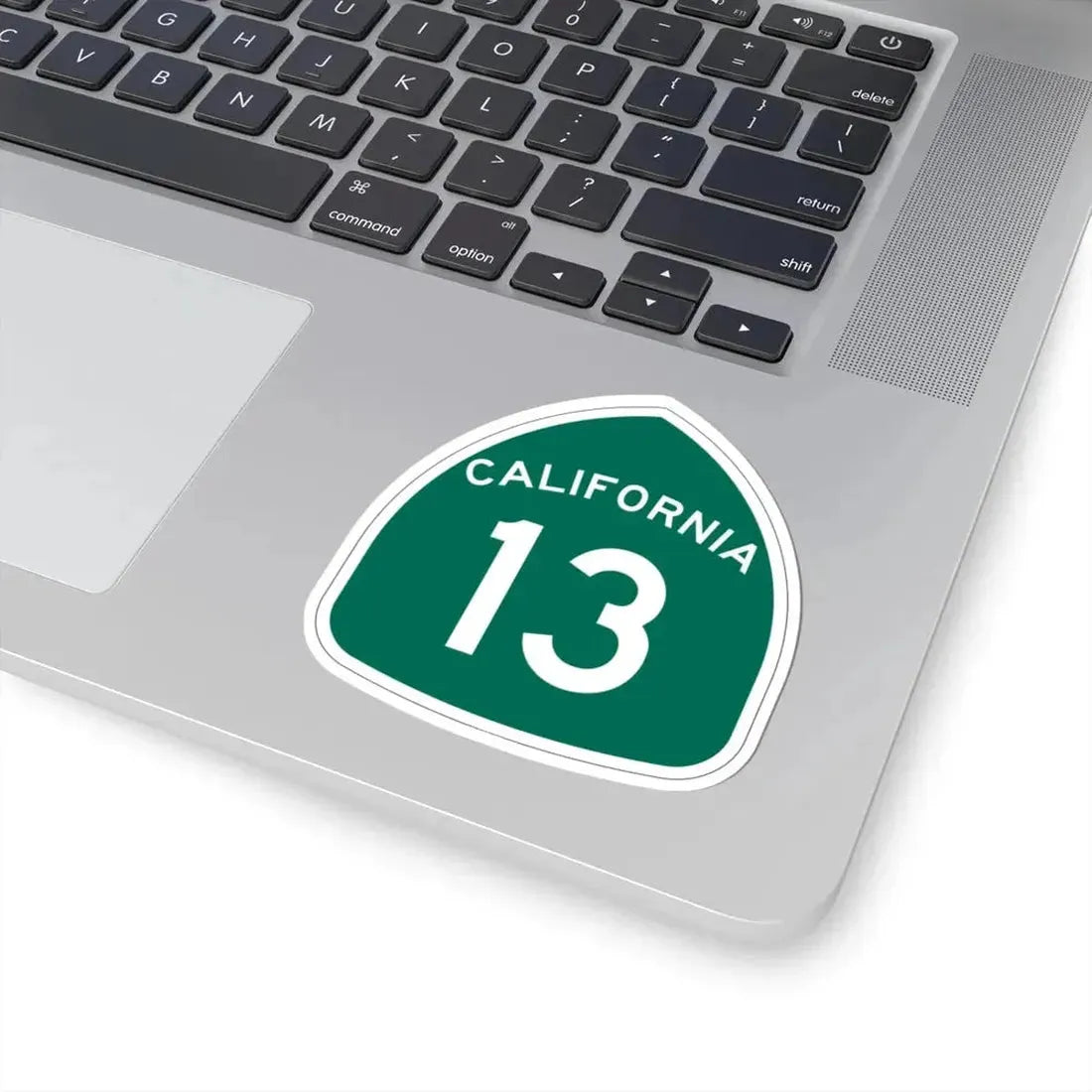California 13 (California) (Road Sign) STICKER Vinyl Kiss-Cut Decal - The Sticker Space