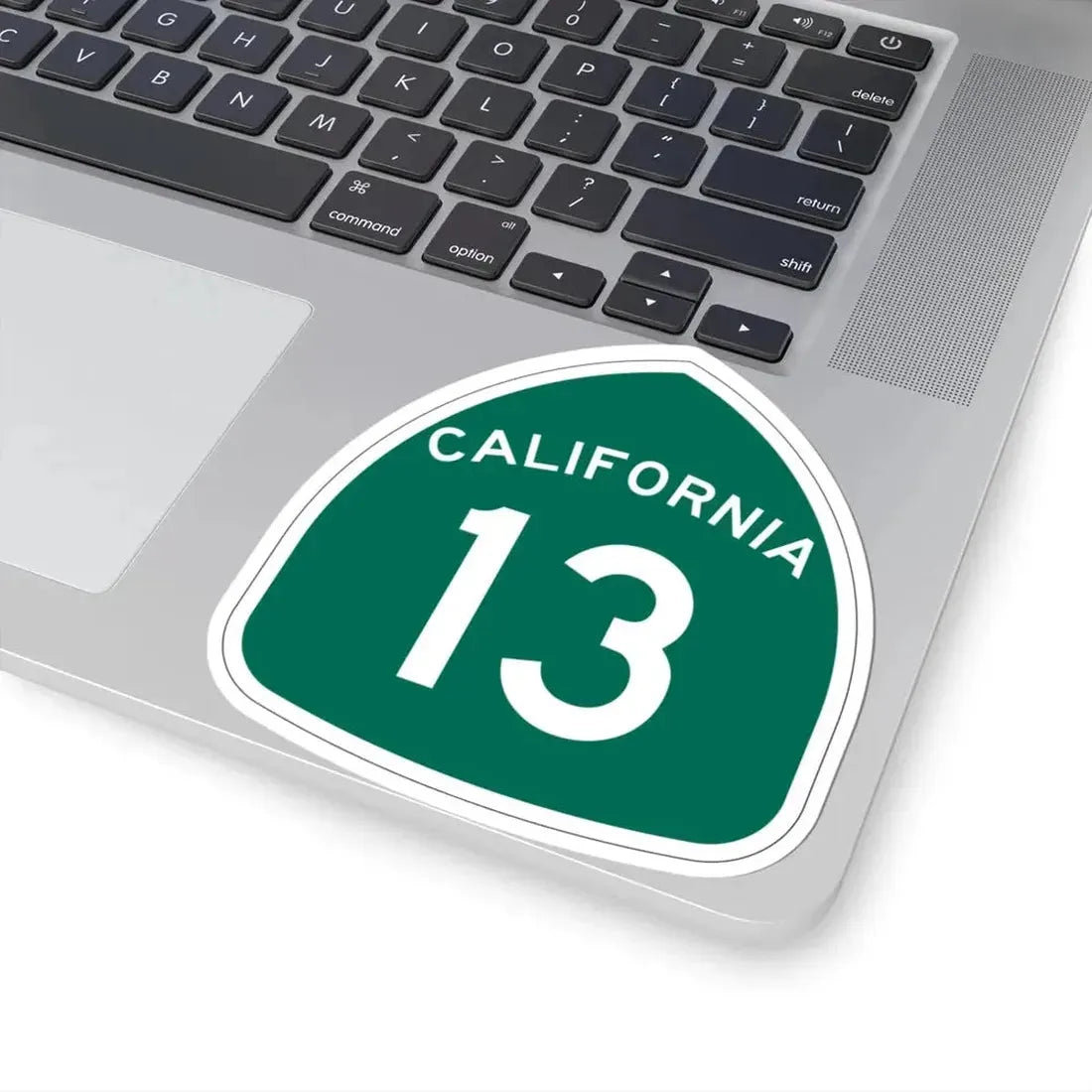 California 13 (California) (Road Sign) STICKER Vinyl Kiss-Cut Decal - The Sticker Space