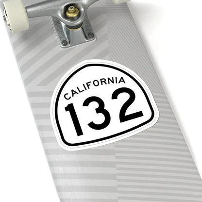 California 132 1957 (California) (Road Sign) STICKER Vinyl Kiss-Cut Decal - The Sticker Space